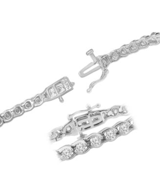 Diamond Bracelet (2 ct. t.w.) in 14K White Gold