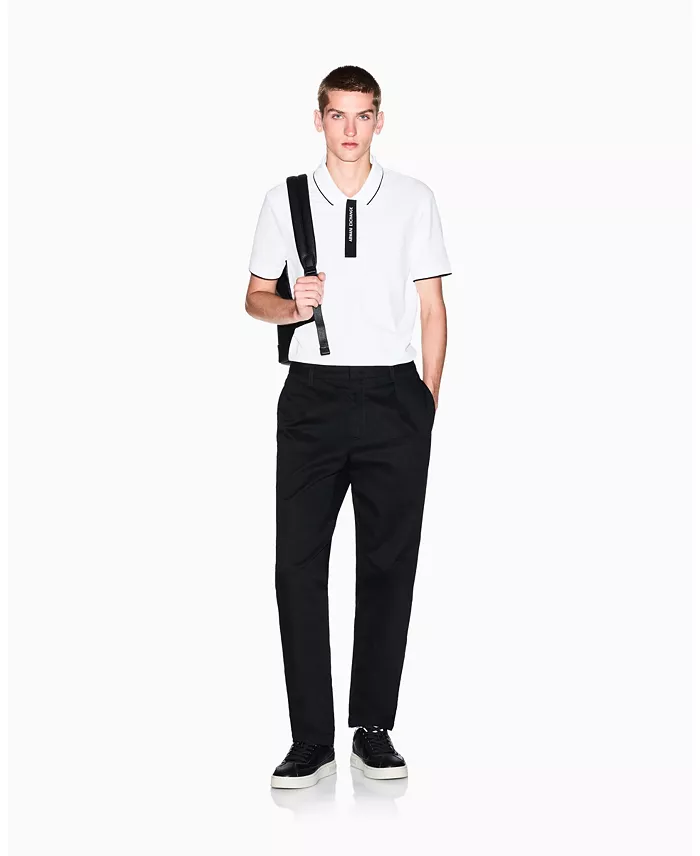 Men's Grosgrain Logo Polo Shirt - thumbnail 4