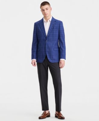 Men's Modern-Fit Plaid Blazer