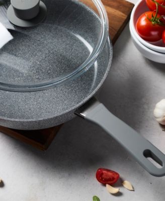 Parma Plus Ceramic Nonstick 3.9-Quart Saut&eacute; Pan with Helper Handle and Lid