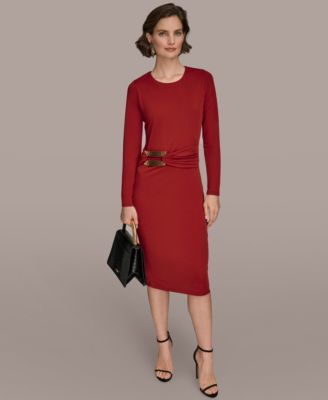Women's Long Sleeve Wrap Dress