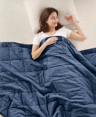 Windom Lightweight Down Alternative Satin Trim Blanket, Twin