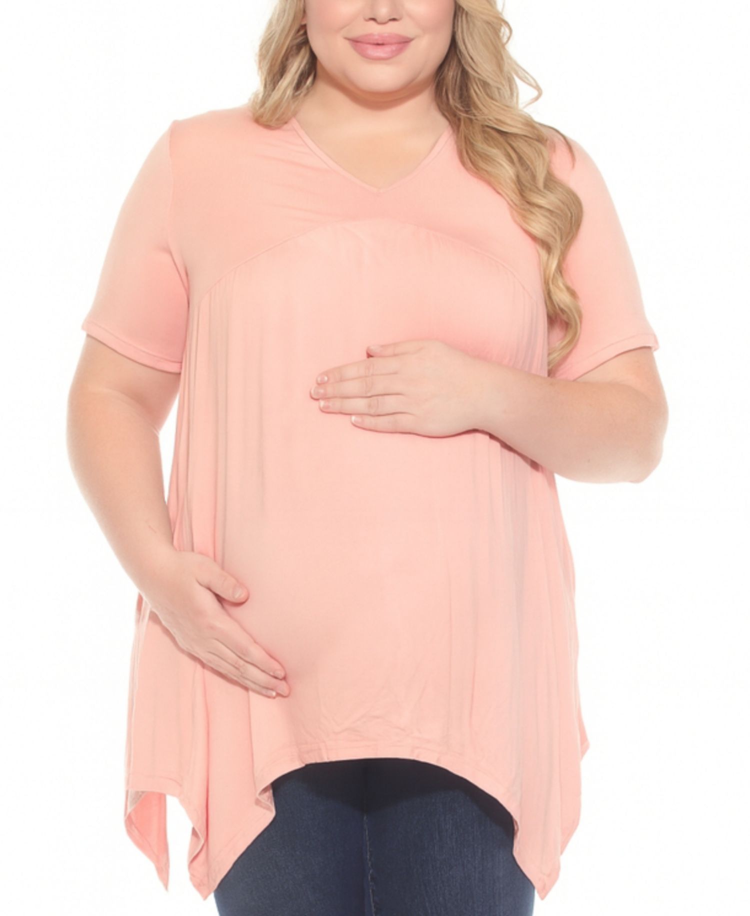 Women's Shirred Maternity Top