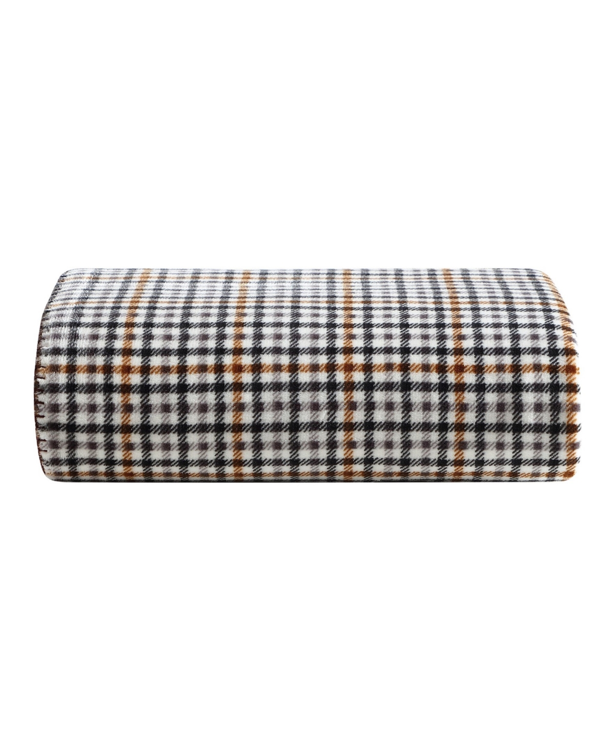 Eddie Bauer Printed Lush Flannel Throw, 70" X 60" In Multi