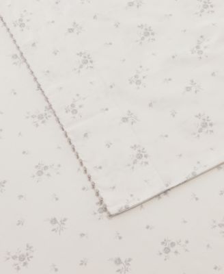 Callie Floral 200-Thread Count Cotton 4-Pc. Sheet Set, Full