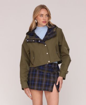 Women's Cropped Oversized Anorak Jacket