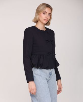 Women's Long Sleeve Bow Jacket