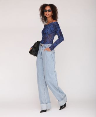 Women's Off-The-Shoulder Bodysuit Top