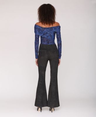 Women's Lace-Up Flare Pants