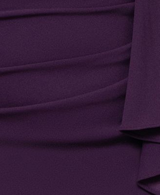 Plus Size Ruffle Detail Ball Gown