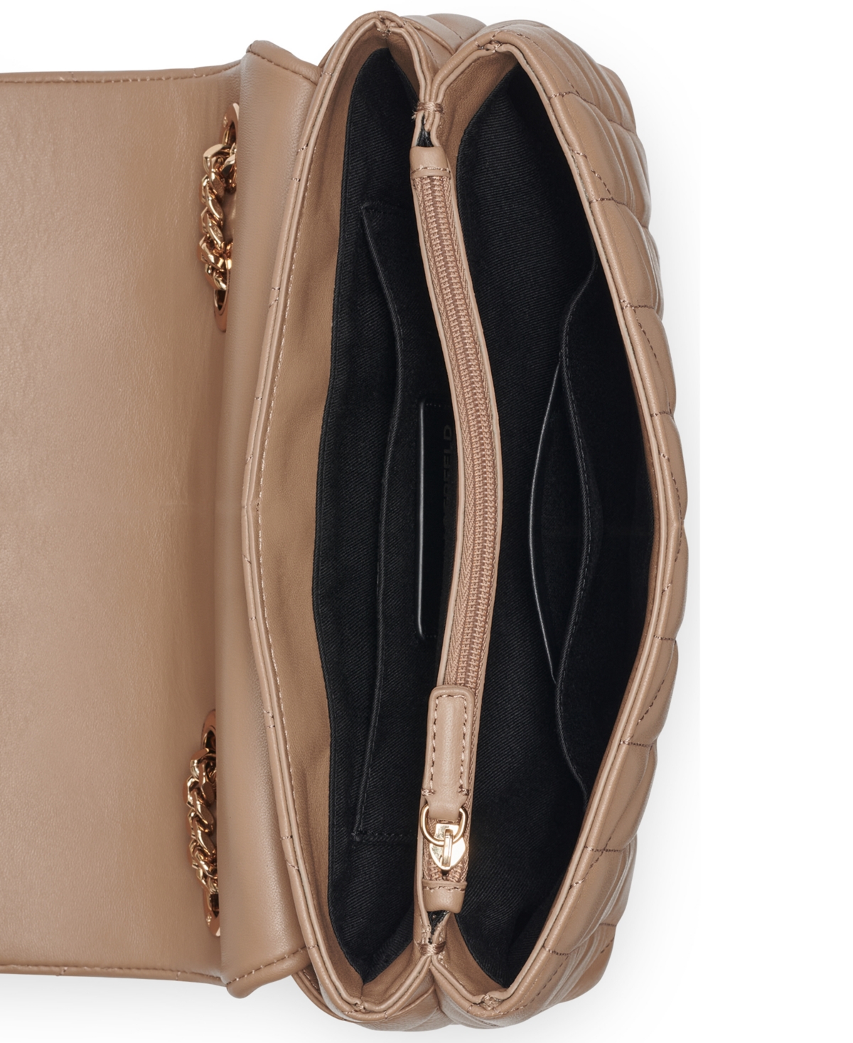 Karl Lagerfeld Lafayette Small Shoulder Bag In Brown
