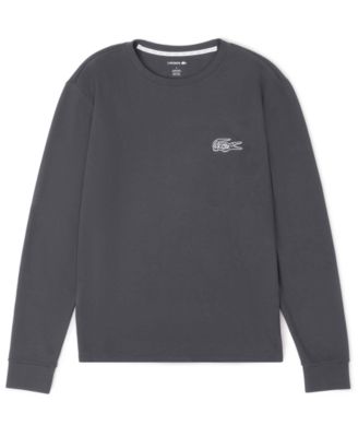 Men's Exclusive Crocodile Waffle-Knit Thermal Shirt