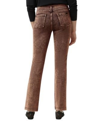 Women's High-Rise Denim Baby Bootcut Leggings