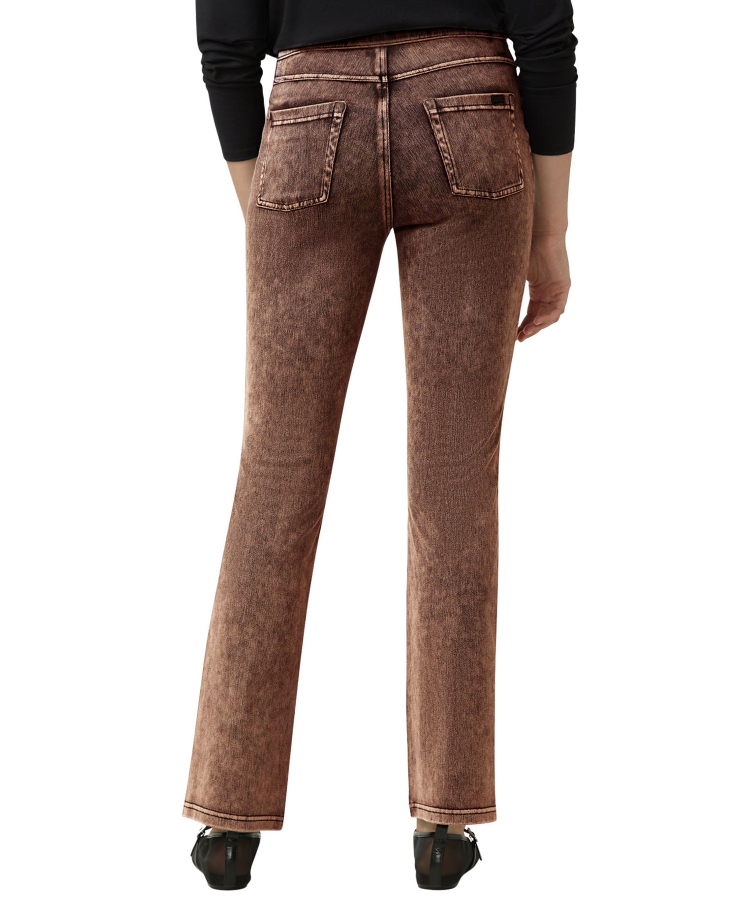 Women's High-Rise Denim Baby Bootcut Leggings