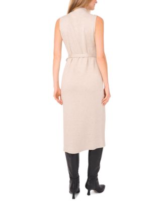 Women's Mock Neck Sleeveless Dress