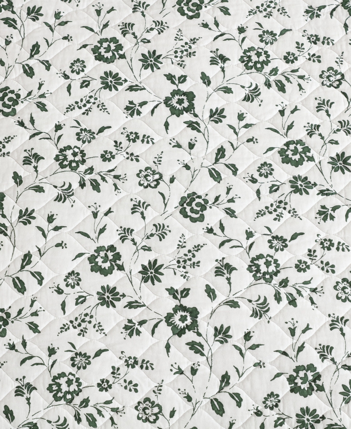Laura Ashley Miranda Cotton 3-pc. Quilt Set, King In Green