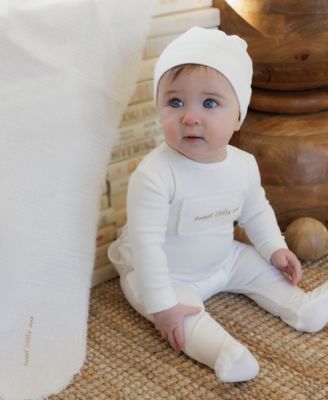 Baby Sweet Little One Muslin Footie