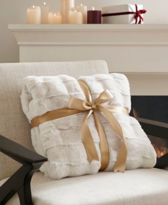 Vivienne Faux Fur Throw, 50" x 60"