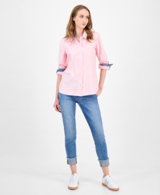 Women's Coquette Check Cotton Shirt