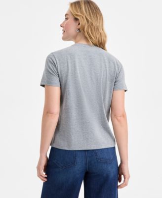 Women's Knit Short-Sleeve Hilarious Graphic T-Shirt, Macy's Exclusive