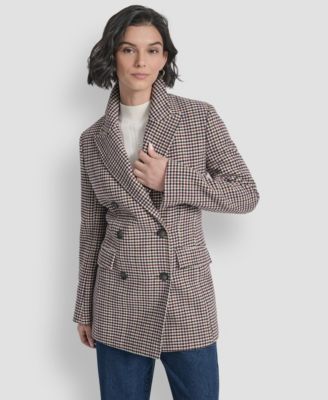 Women's Short Double-Breasted Belted Coat