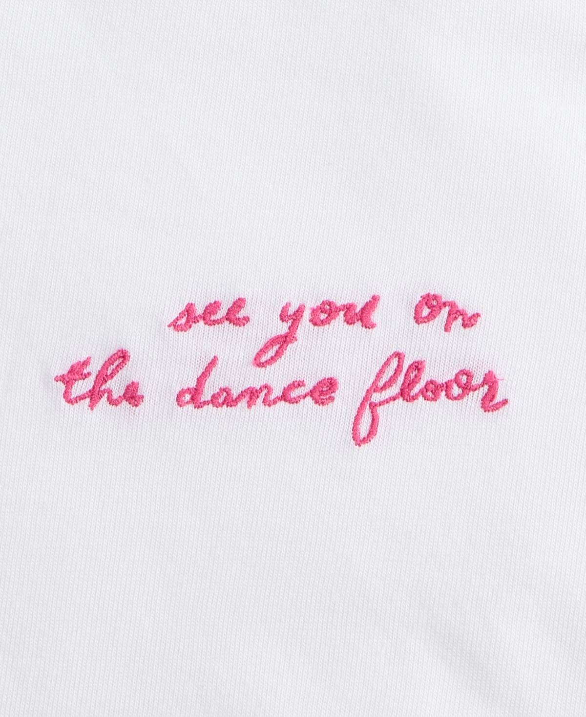 On 34th Women's Knit See You On The Dance Floor Graphic T-shirt, Macy's Exclusive In White