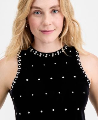 Women's Velvet Embellished Tank Top, Macy's Exclusive
