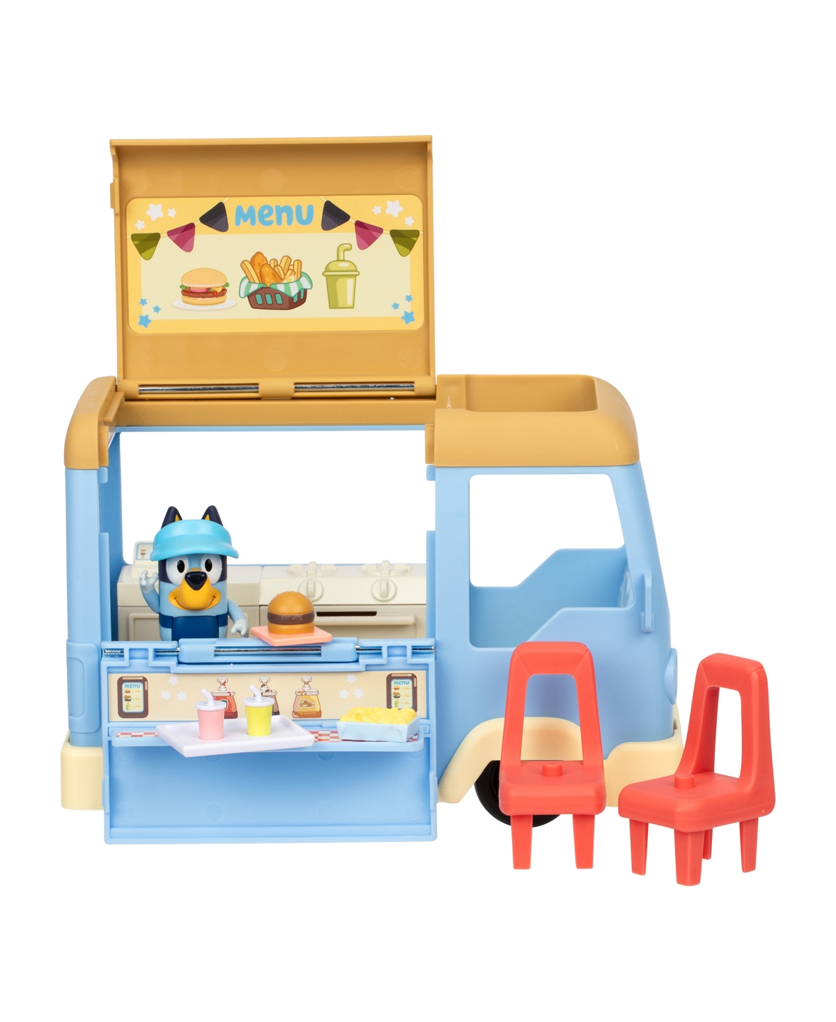 Bluey Let's Play Chef Food Truck Playset In Multi