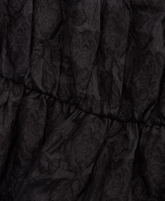 Women's Floral-Textured Sleeveless Peplum Top, Macy's Exclusive