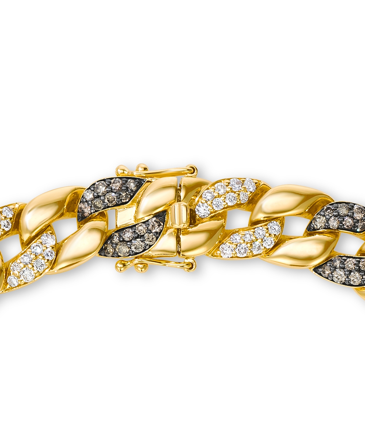 Le Vian Nude Diamond (1.46 Ct. T.w.) And Chocolate Diamond (1.52 Ct. T.w.) Bracelet In 14k Honey Gold In Gold