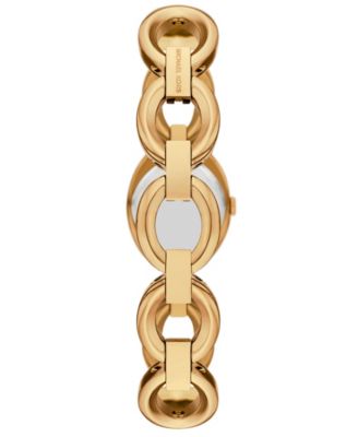 Women's Maude Three-Hand Gold-Tone Stainless Steel Watch, 22mm