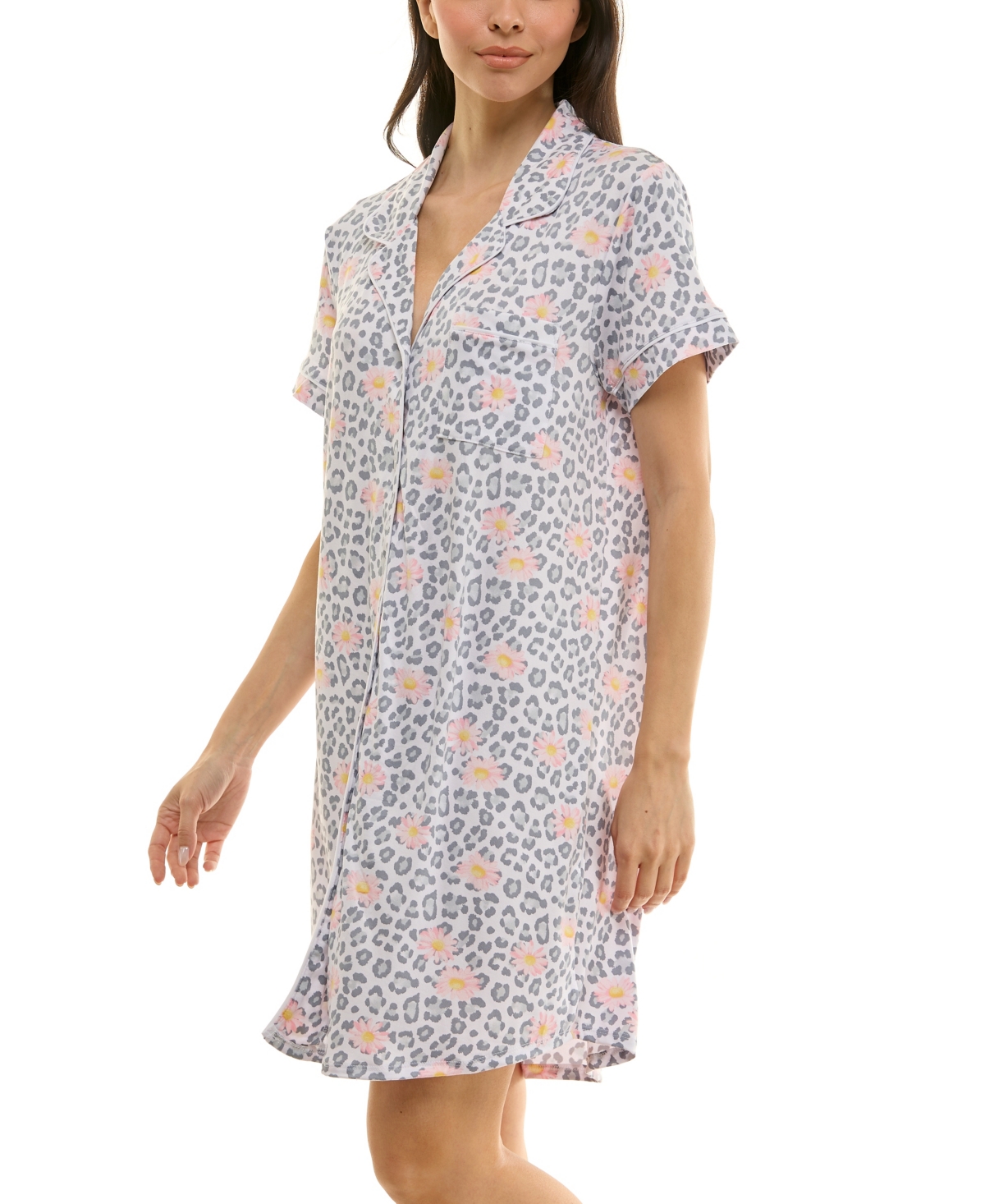 Derek Heart Women's Printed Sleepshirt In Multi