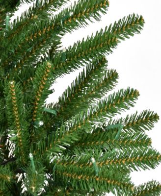 Puleo 4.5' Pre-Lit Artificial Mountain View Spruce Tree