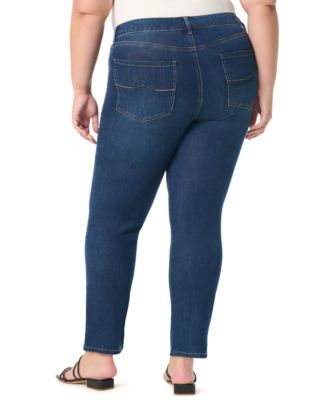 Plus Size Tummy Sculpt Straight Jeans