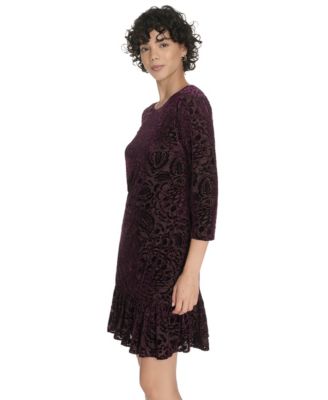 Petite Burnout Shift Dress