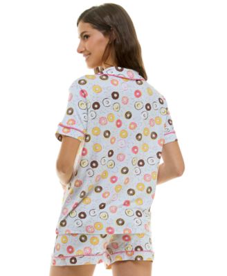 Women's Printed Top and Shorts Set