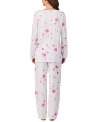 Women's Brushed Cotton Jersey Long Sleeve Pajama Set