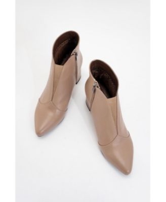 Finda Leather Block Heel Boot (Women)