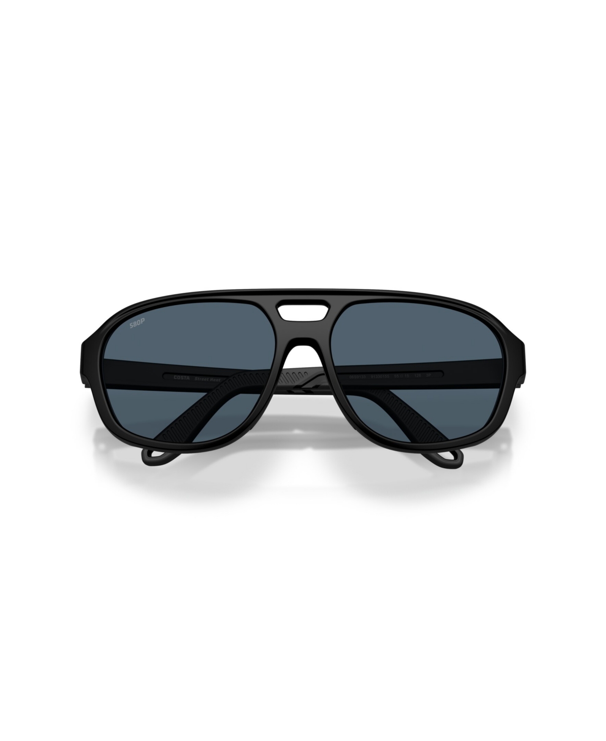 Costa Del Mar Men's Polarized Sunglasses, Street Heat 6s9133 In Black
