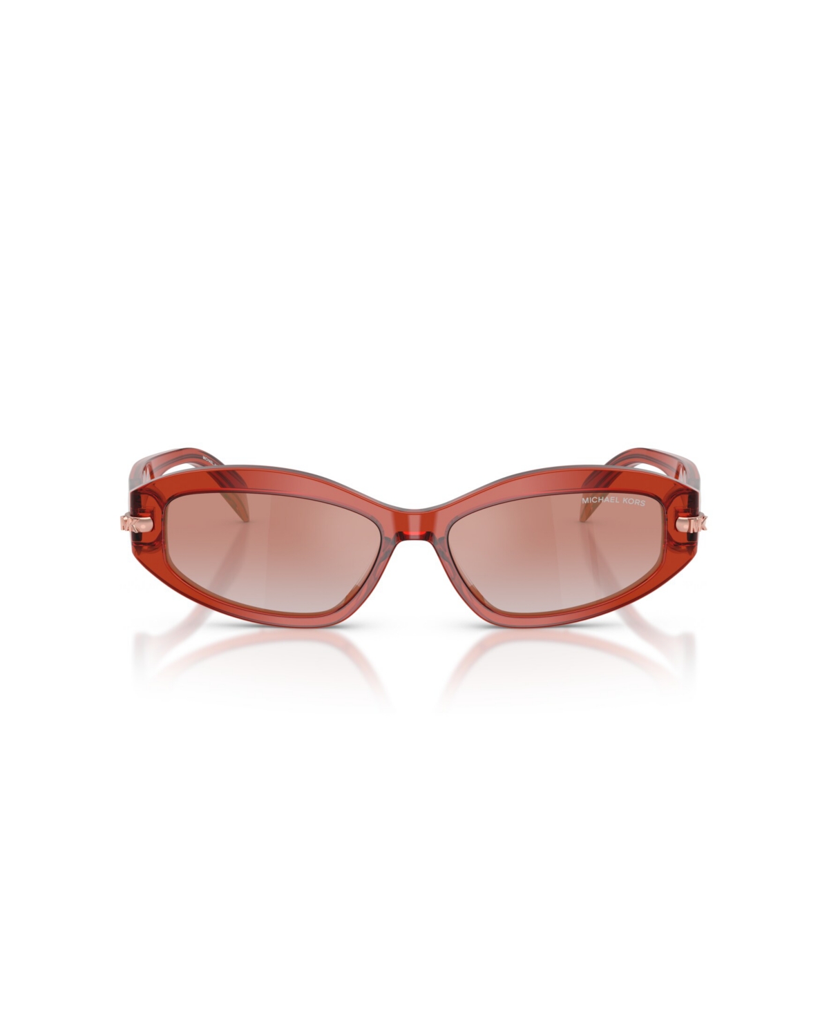 Michael Kors Oval-frame Sunglasses In Brown