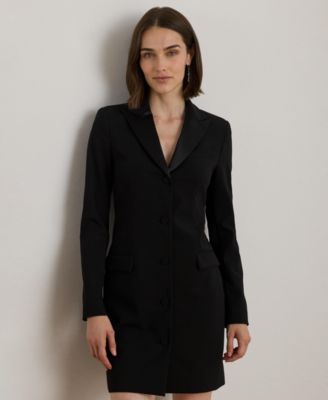 Women's Lapel Peak Detail Dress