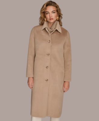 Women's Button Front Maxi Coat