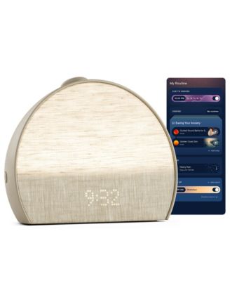 Restore 3 Sunrise Alarm Clock, Sound Machine, Smart Light (Greige) - White Noise, Screen-Free Sleep Routine