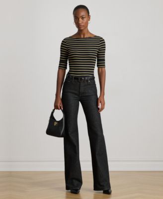 Women's Striped Boatneck T-shirt