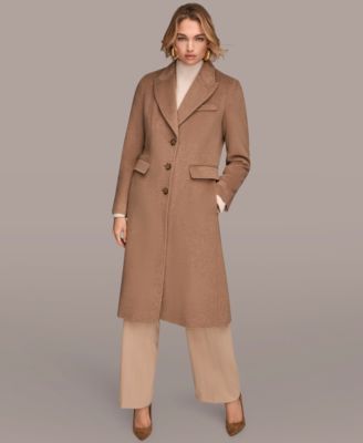 Women's Single-Breasted Stitch Trimmed Coat