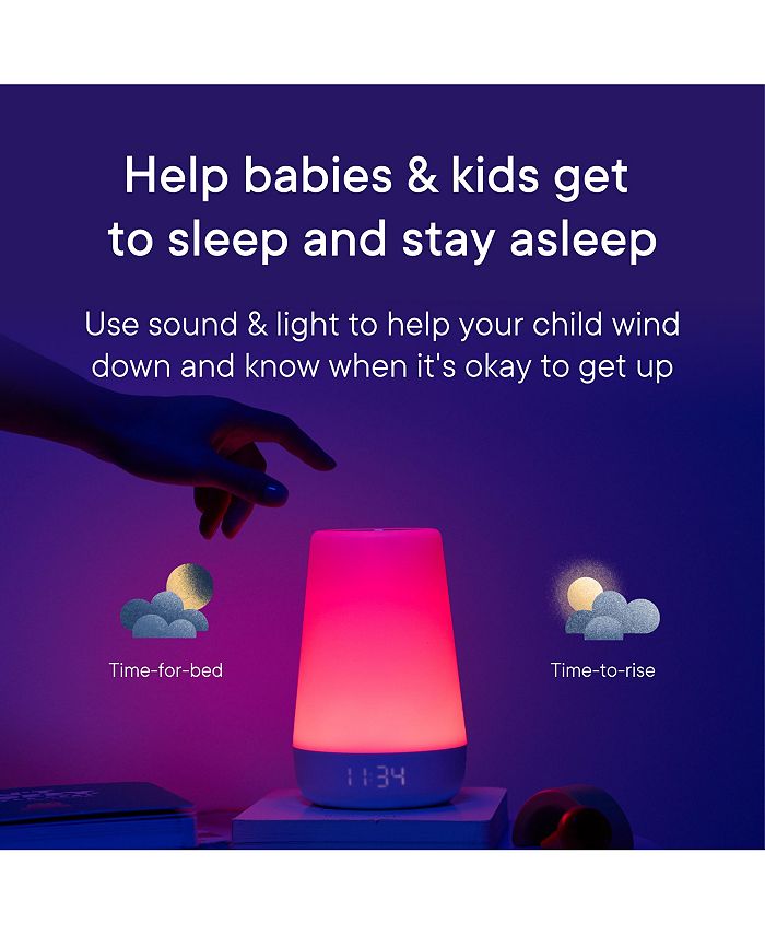 Hatch Rest  Baby & Kids Sound Machine 2nd Gen Child’s Night Light, Alarm Clock, Toddler Sleep Trainer, Time-to-Rise, White Noise, Bedtime Stories, Portable, Backup Battery (with Charging Base) - White