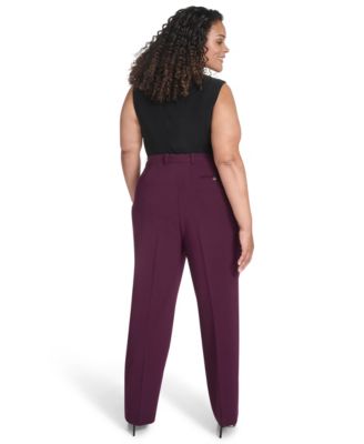 Plus Size High Rise Modern Fit Pants