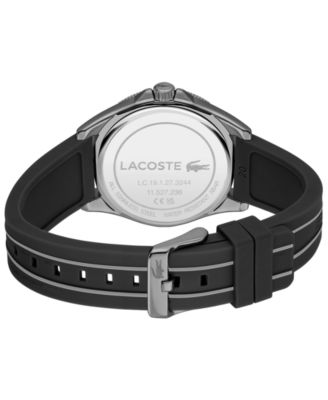 Men's Mainsail Black Silicone Strap Watch, 43mm