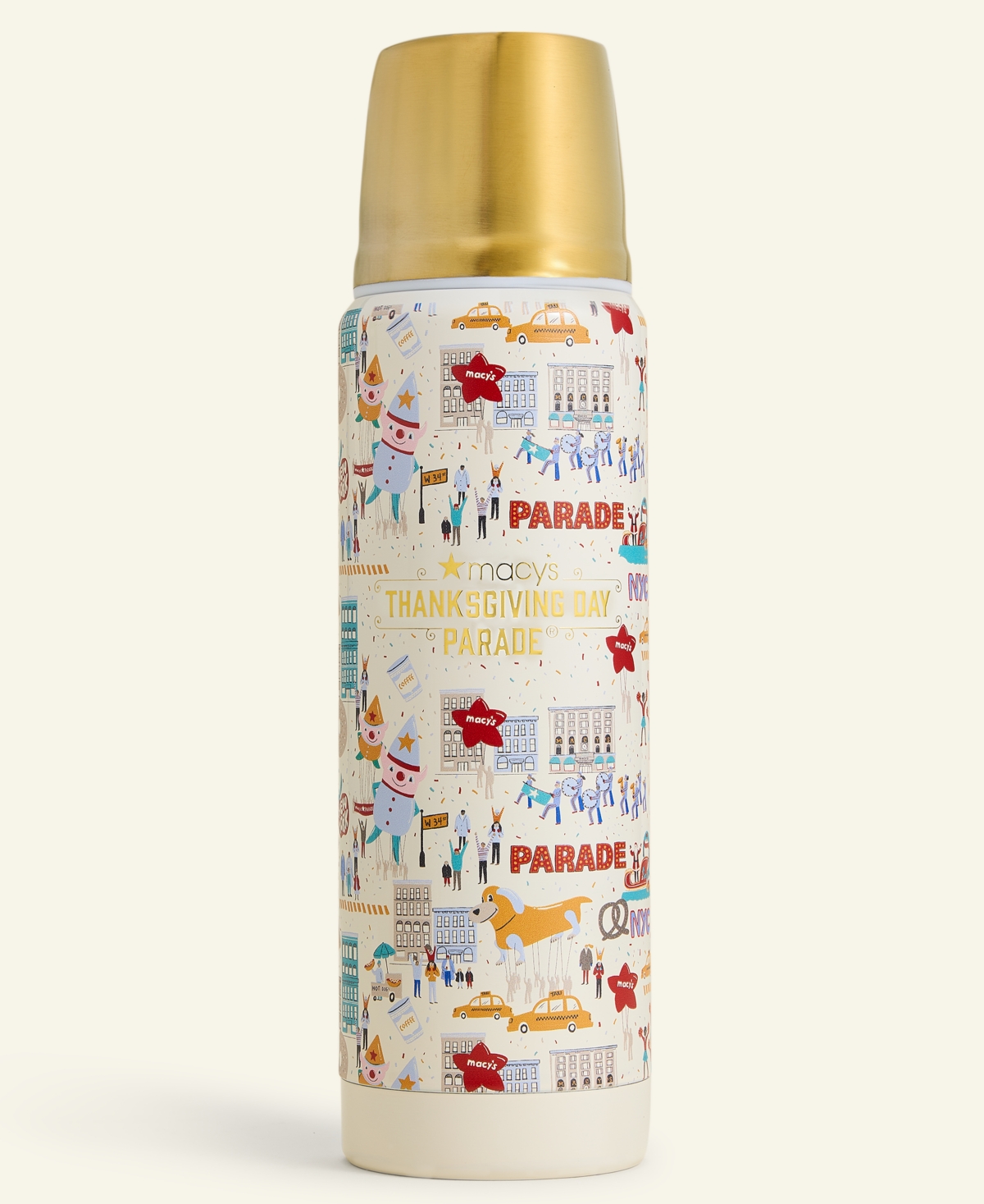 Macy's 99th Thanksgiving Day Parade Nyc Scenic Thermos, Macy's Exclusive