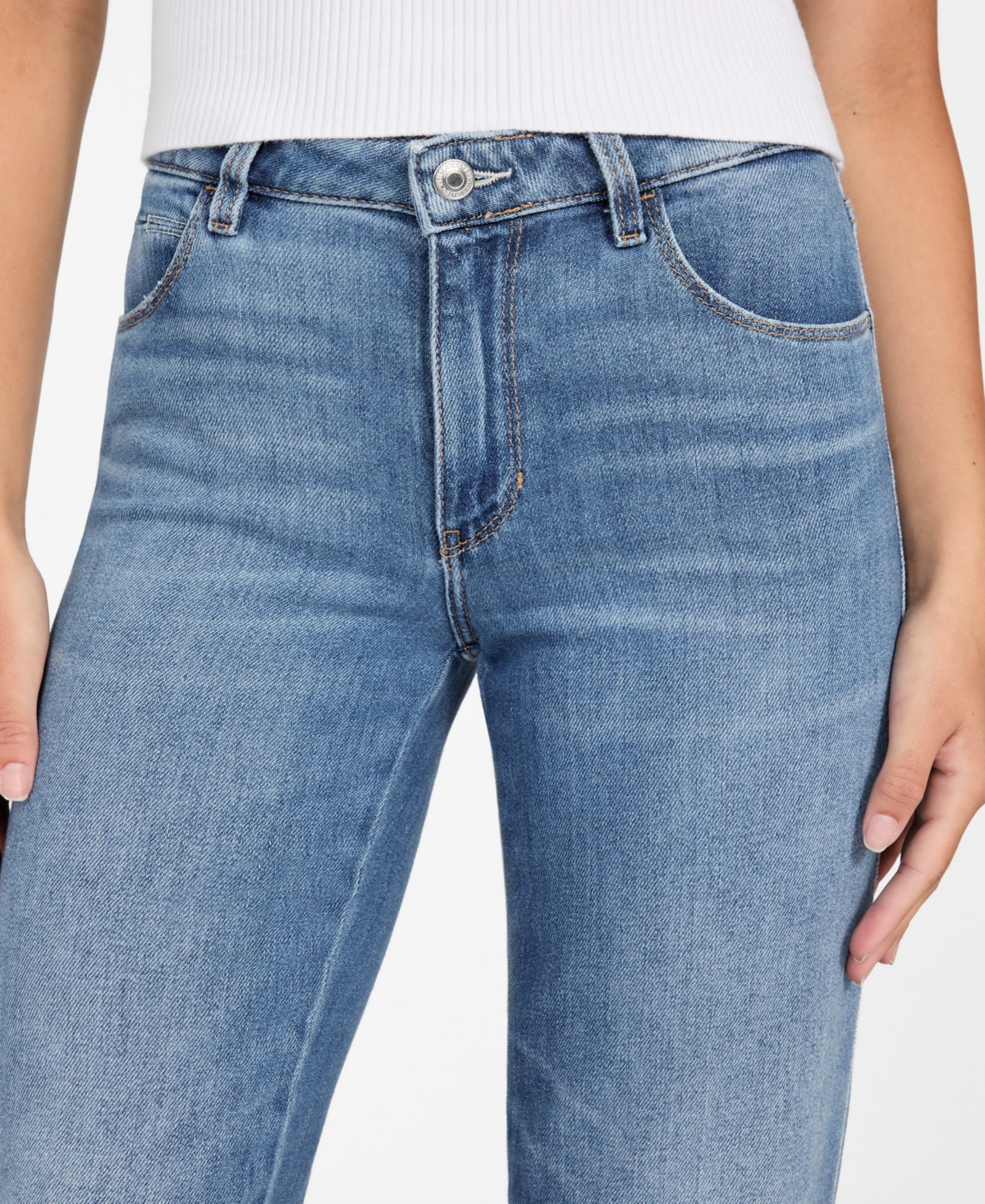 Guess Women's Sexy Straight Jeans In Blue